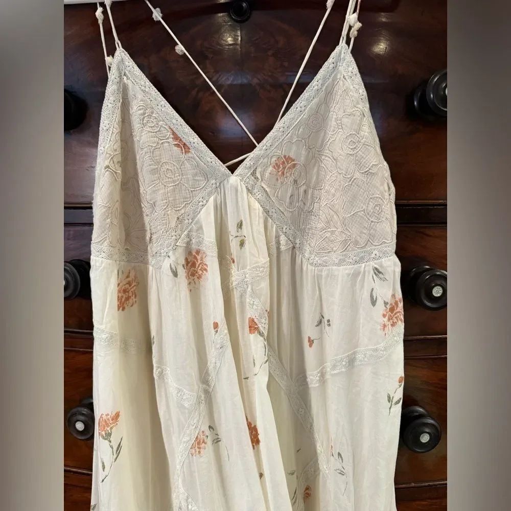 New Free People X Bali Woodland Maxi Dress Size XS - Picture 4 of 8